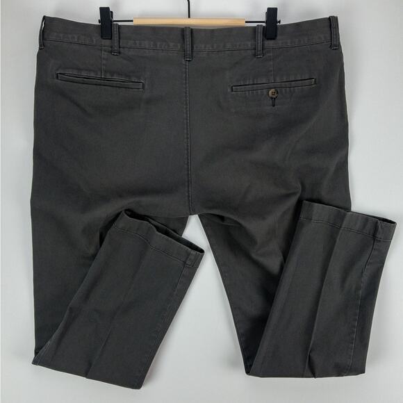 J. Crew Chinos Men's 38x32 (40x32) Slim-Fit Merchentile Flex Gray Flat Front - Picture 8 of 11